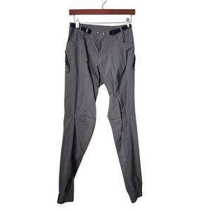 7MESH Glidepath Belted Pants Lightweight Cycling Trail‎ Light Grey Mens XS